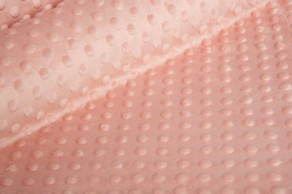 Minky Dot Stoff - Altrosa