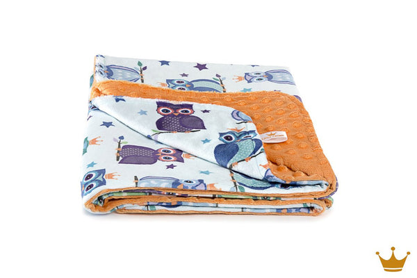 Babydecke Orange Eule (Limitierte Edition)