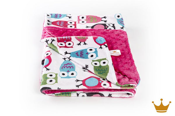 Babydecke Pinke Eule