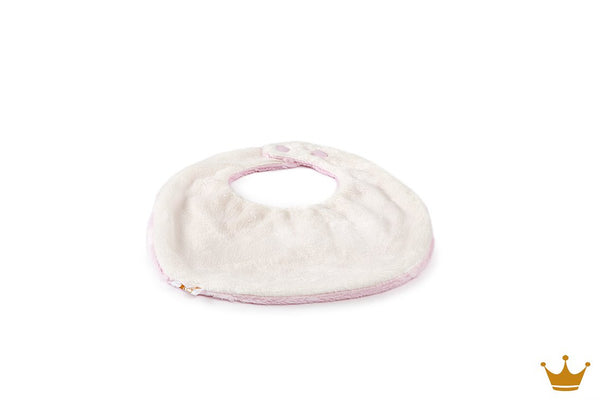 Lätzchen Rosa Sterne mit Creme